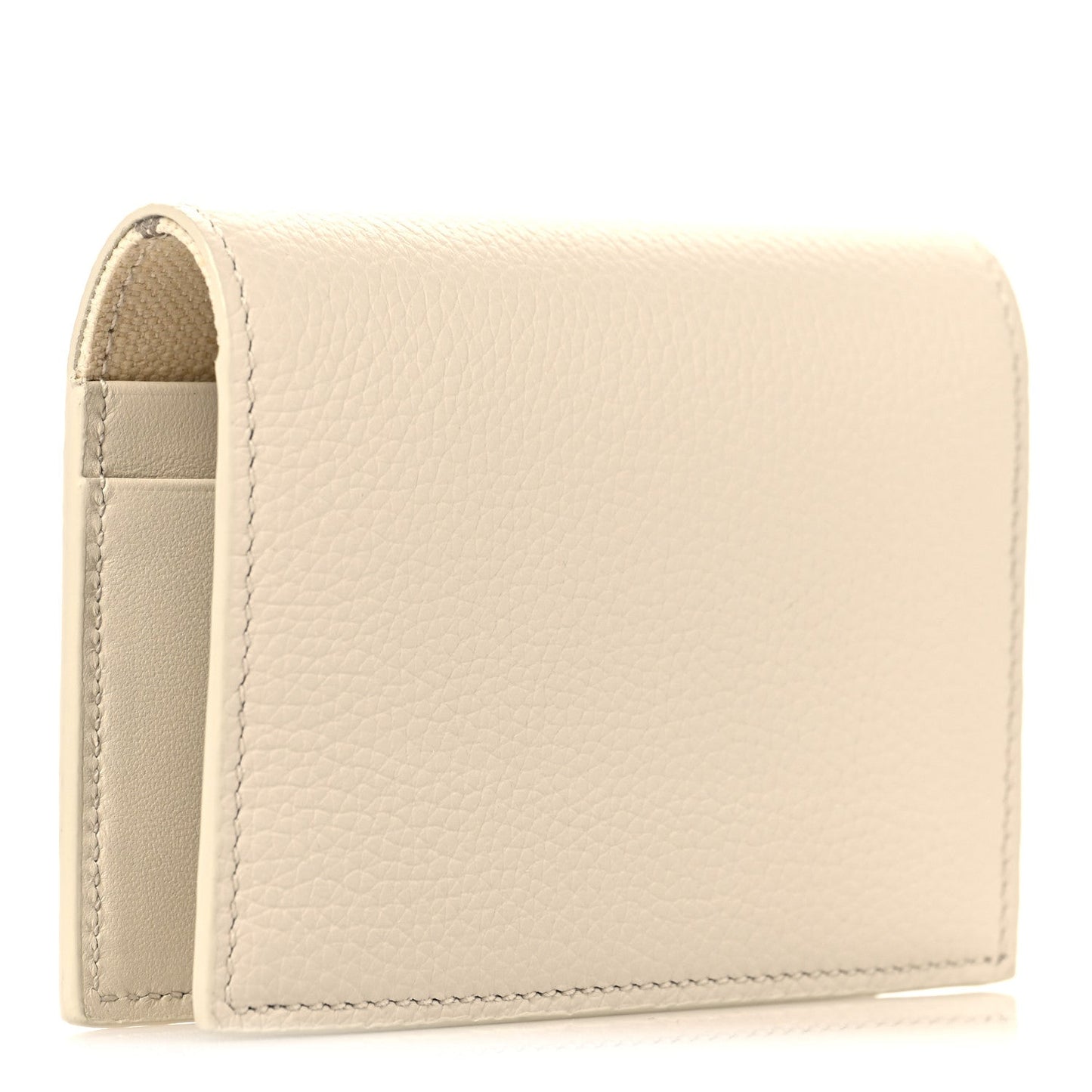 Grained Calfskin Bloomsbury Folding Card Case Soap