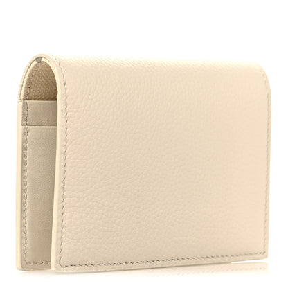 Grained Calfskin Bloomsbury Folding Card Case Soap