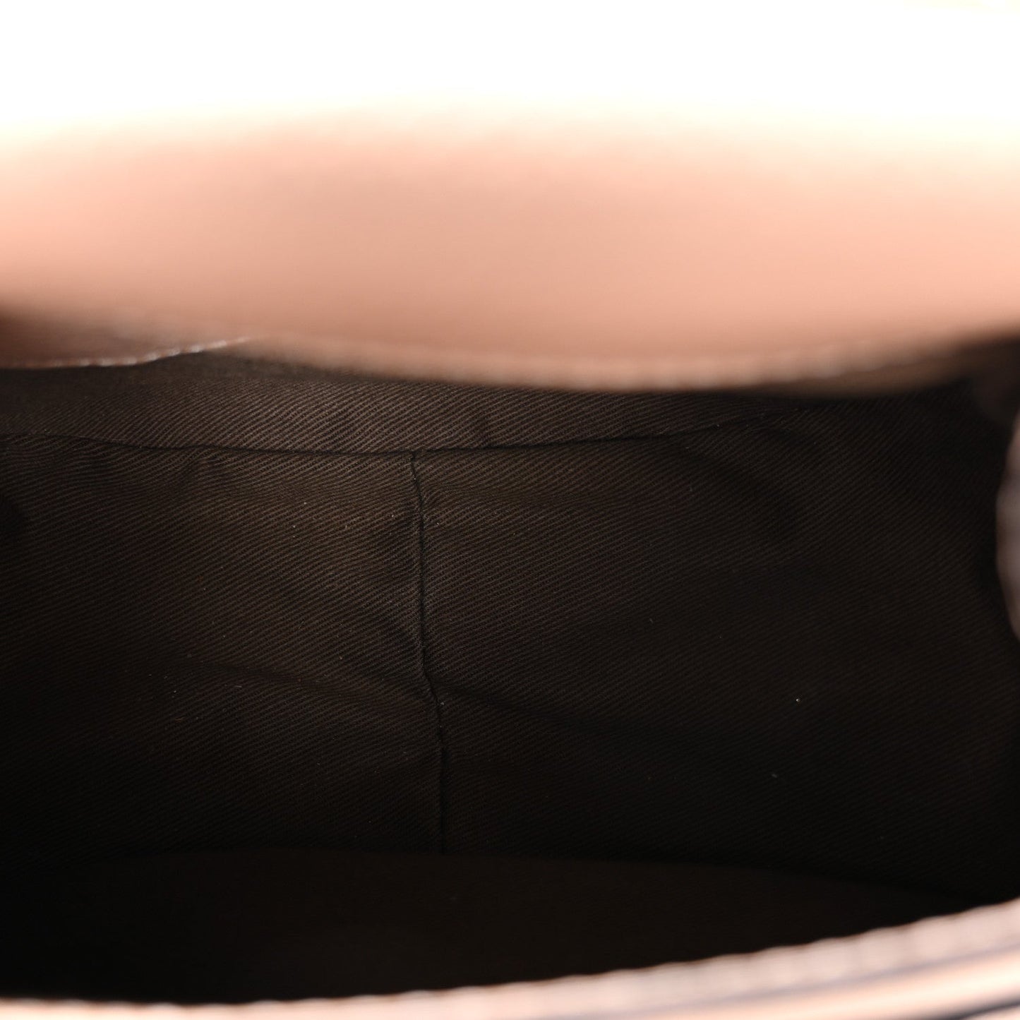 Grained Calfskin Mini Marcie Saddle Bag Blush Nude