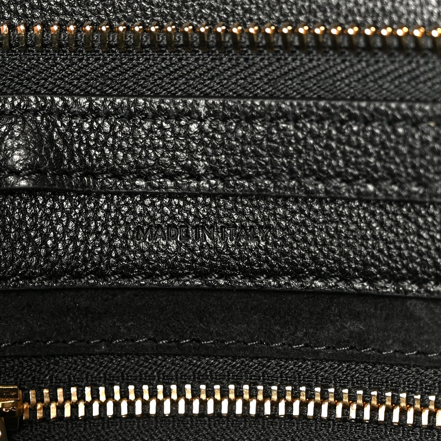 Grained Calfskin Little New Luggage Black