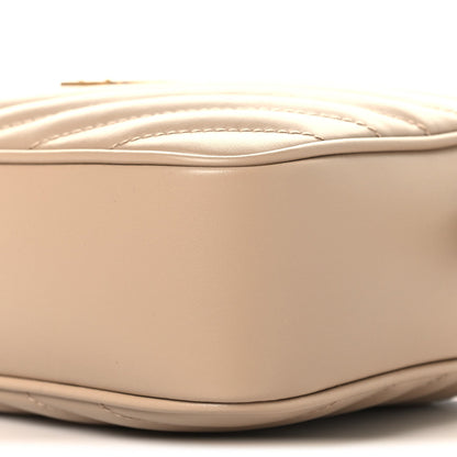 Calfskin Matelasse Monogram Lou Camera Bag Dark Beige