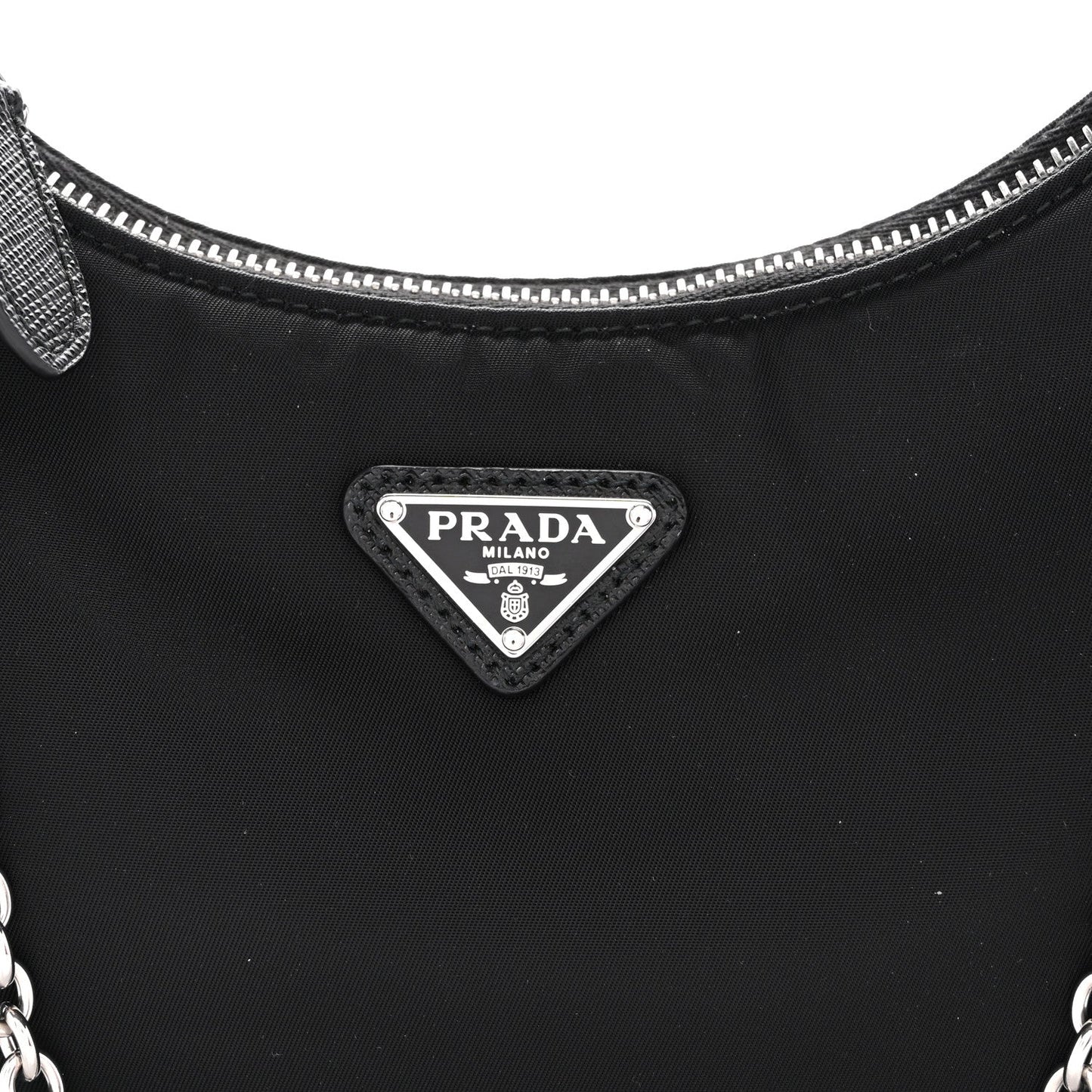 Re-Nylon Saffiano Re-Edition 2005 Shoulder Bag Black