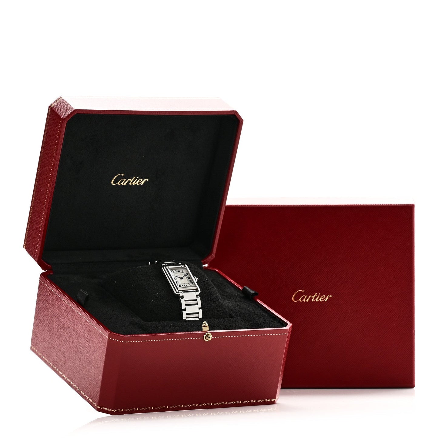 Stainless Steel 22mm Tank Must Quartz Watch