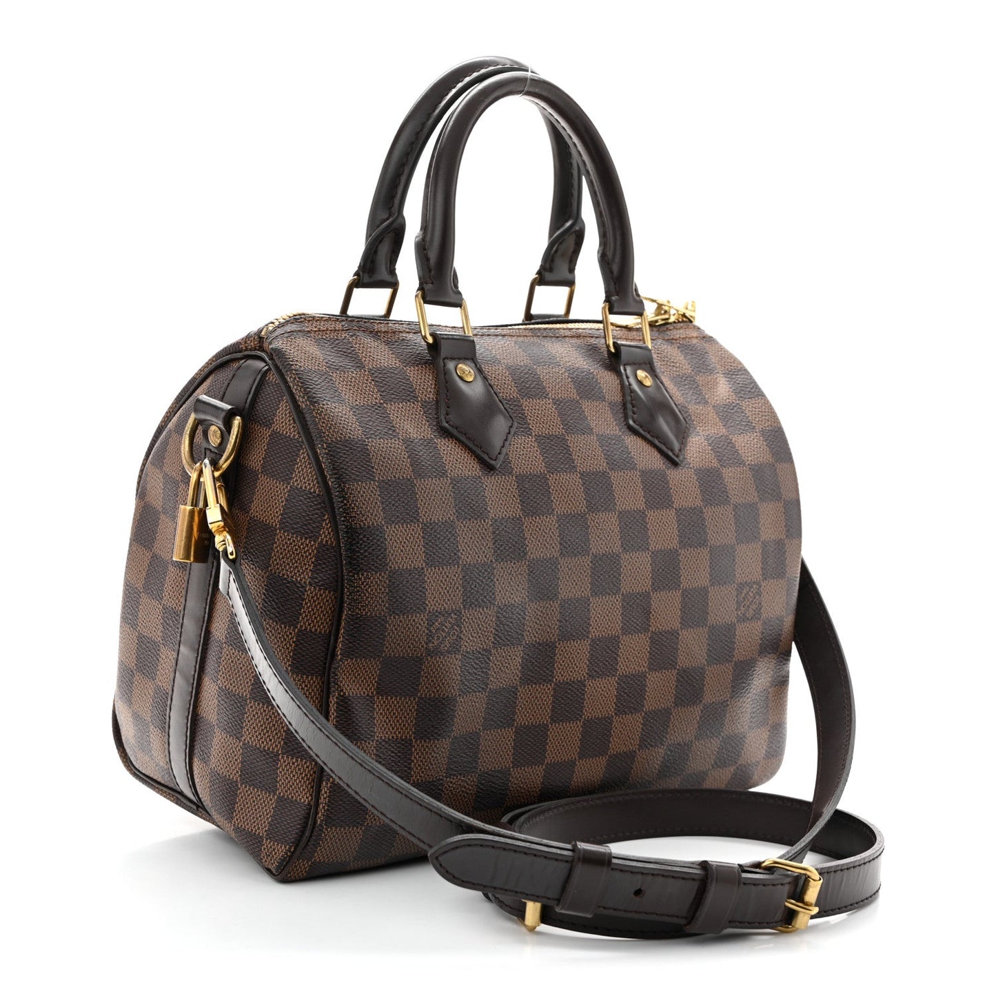Damier Ebene Speedy Bandouliere 25