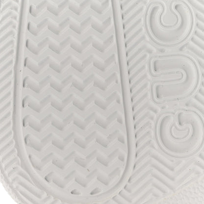 Calfskin GG Tennis Embossed Perforated Womens Platform 55mm Sneakers 36 Great White