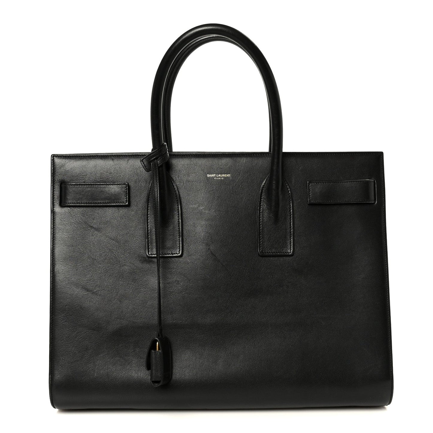 Calfskin Large Sac De Jour Carryall Black