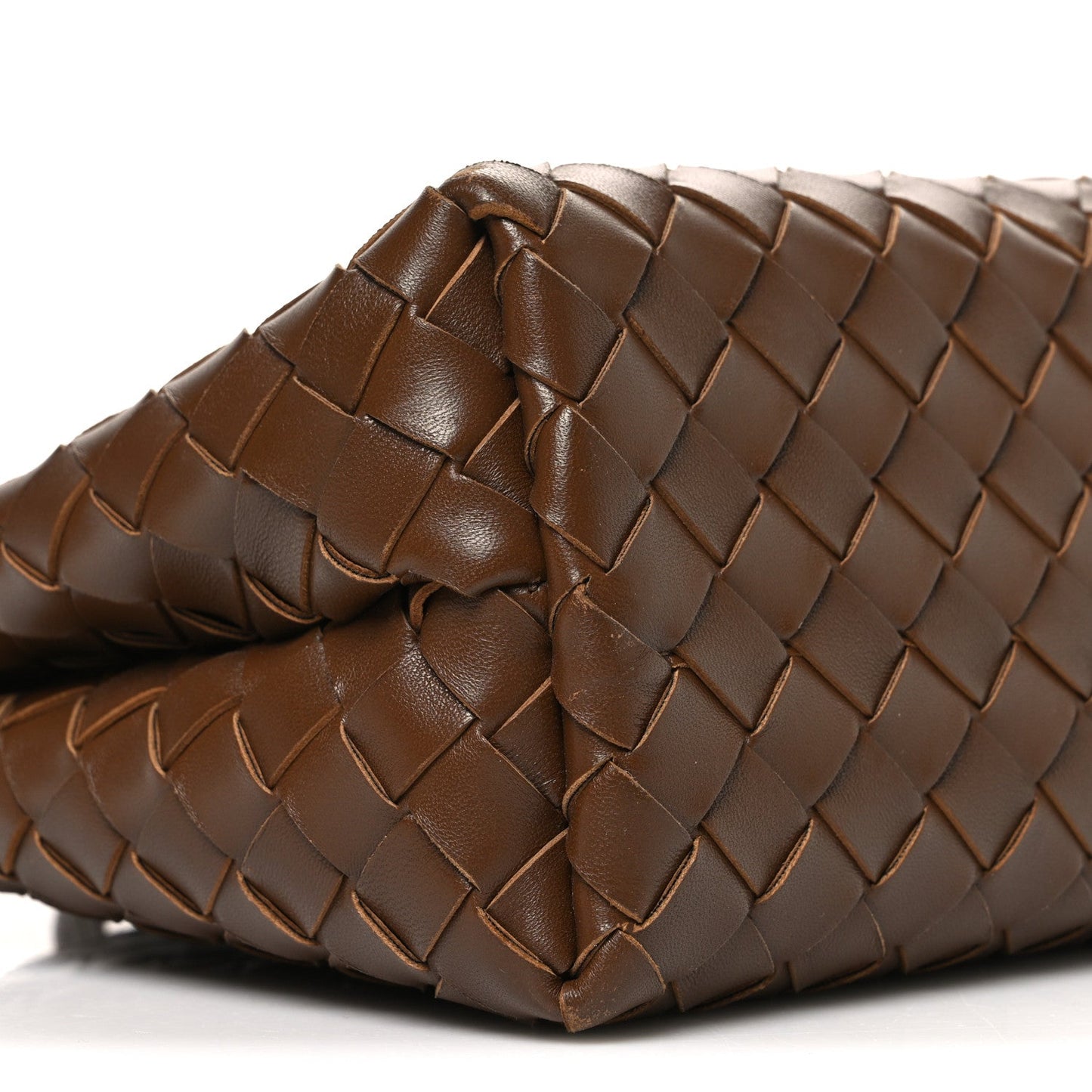 Nappa Intrecciato Small Andiamo Shoulder Bag Nocciola