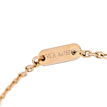 18K Rose Gold Carnelian Sweet Alhambra Bracelet