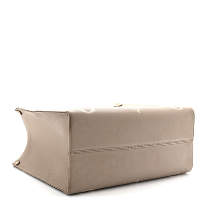 Empreinte Monogram Giant Onthego MM Tourterelle Creme