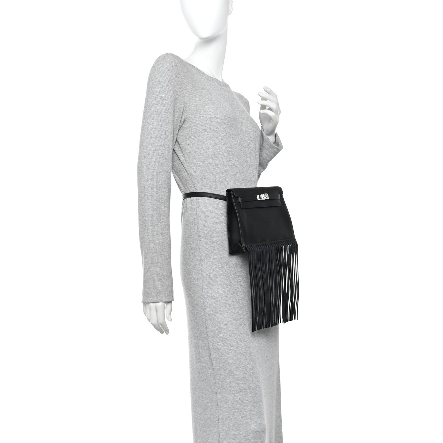 Swift Kelly Danse Anate Fringed Belt Bag Black