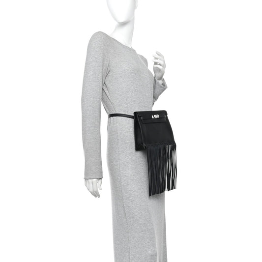 Swift Kelly Danse Anate Fringed Belt Bag Black