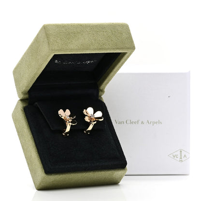 18K Yellow Gold Diamond Small Frivole Earrings