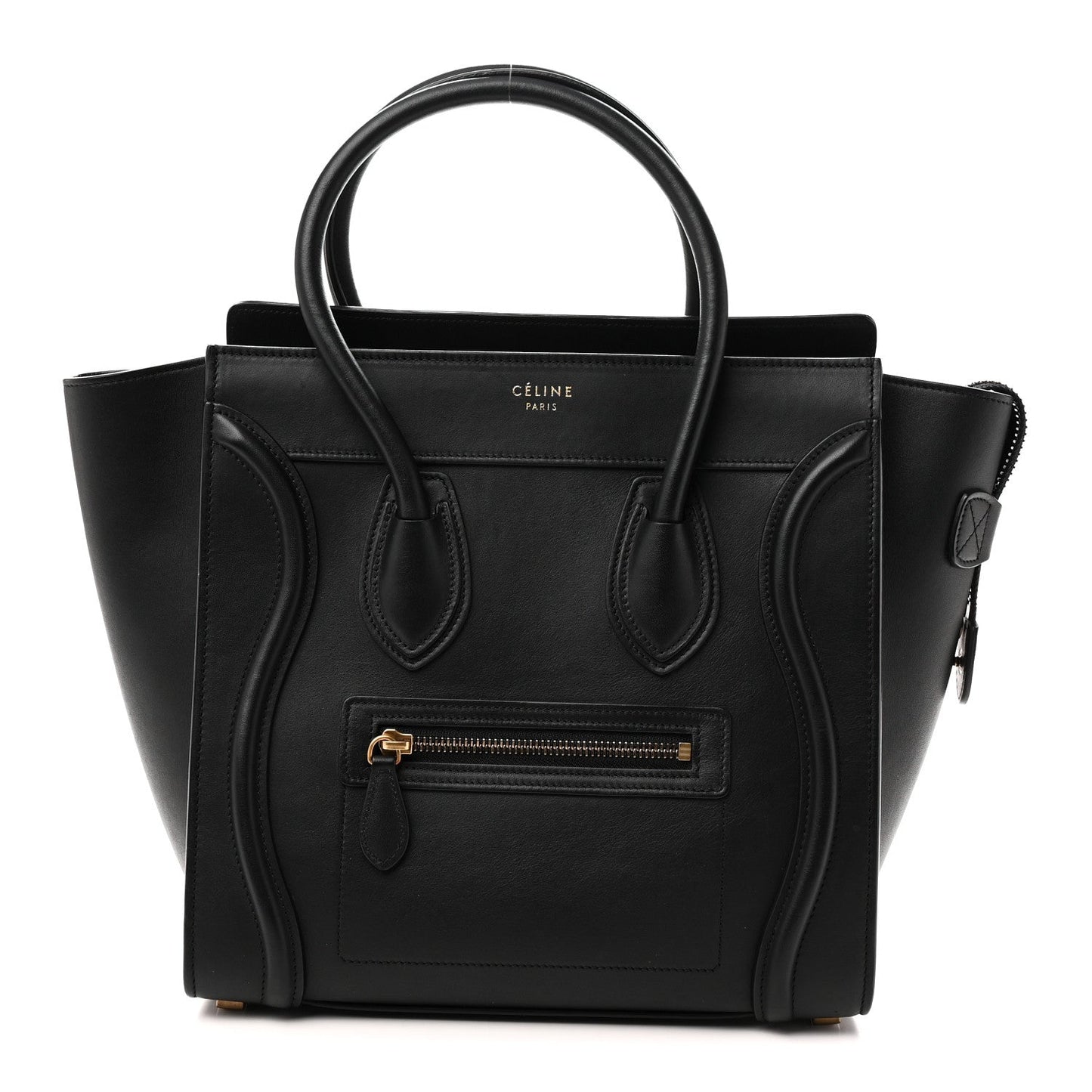 Smooth Calfskin Micro Luggage Black