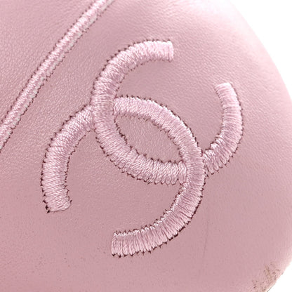 Lambskin Mary Jane Flats 38 Light Pink
