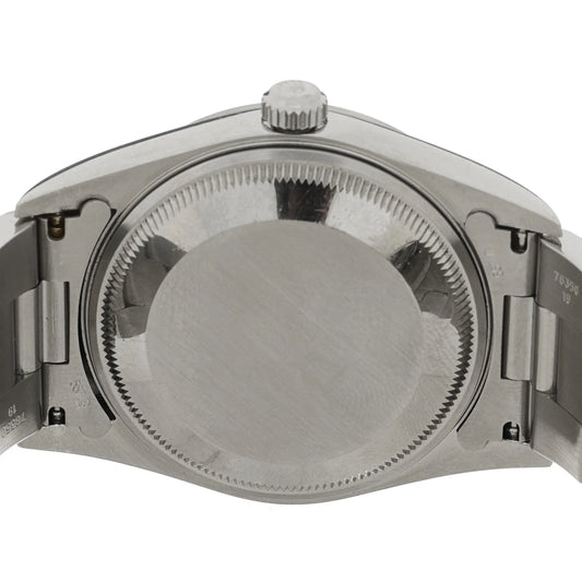 Rolex Stainless Steel 34mm Oyster Perpertual Date Watch Silver 15200