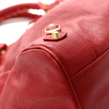 Sugar Goatskin Classic Gold Hardware Velo Rouge Coquelicot