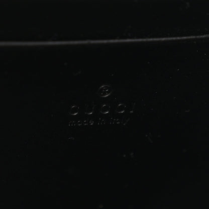 Calfskin GG Debossed Chain Wallet Black