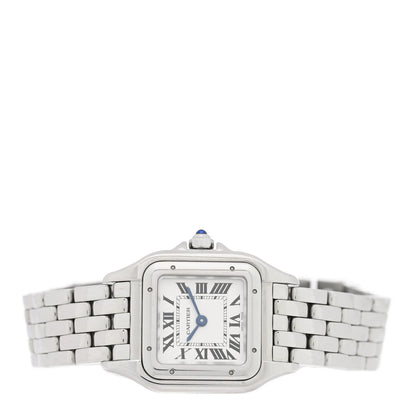 Cartier Stainless Steel 22mm Panthere Quartz Watch