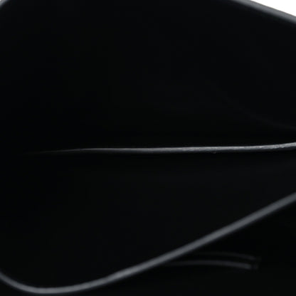 Calfskin Double Gancini Crossbody Black