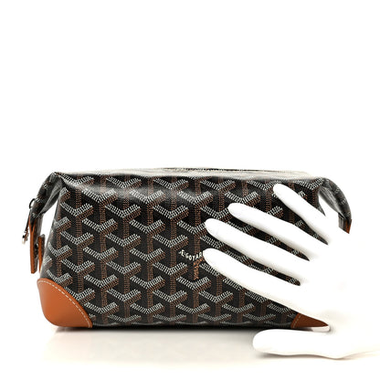 Goyardine Boeing 25 Trousse de Toilette Black Gold