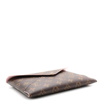 Monogram Large Kirigami Pochette Insert Rose Ballerine