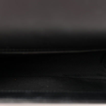 Calfskin Quilted Medium Boy Flap Black