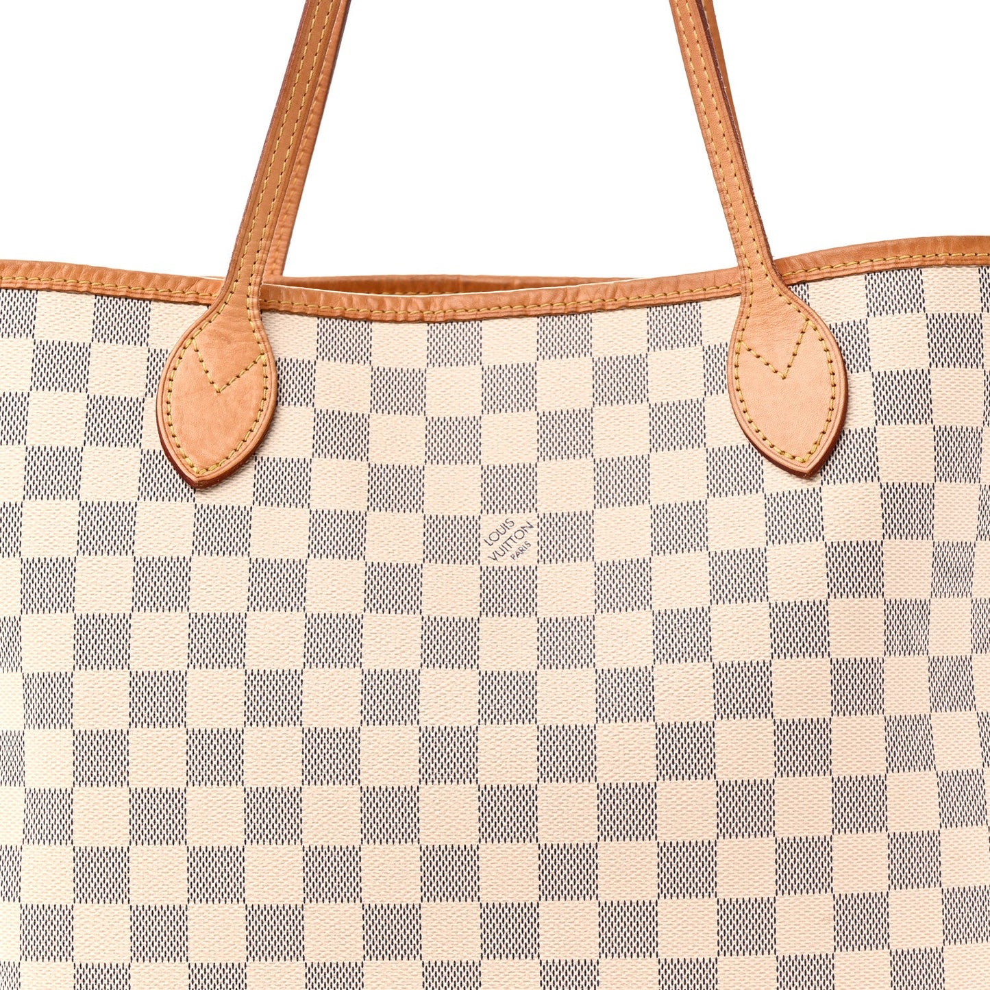 Damier Azur Neo Neverfull MM Rose Ballerine
