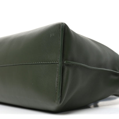 Nappa Medium Flamenco Knot Bag Dark Khaki