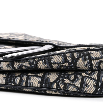 Oblique Saddle Bag Blue