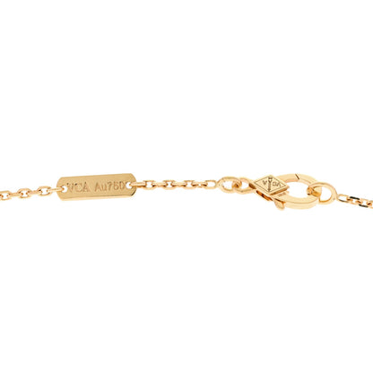 18K Yellow Gold Zodiac Cancer Pendant Necklace