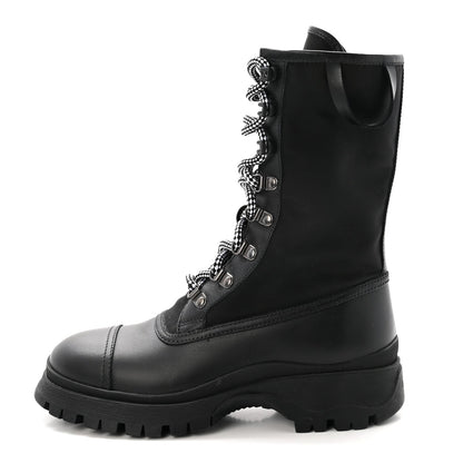 Vitello Montana Neoprene Combat Boots 36 Black