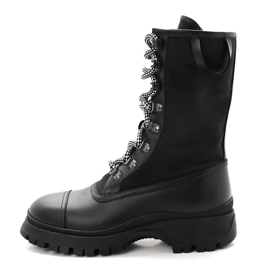 Vitello Montana Neoprene Combat Boots 36 Black