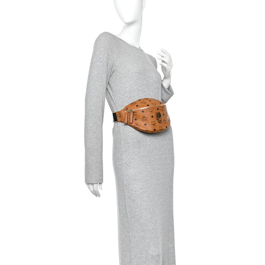 Visetos Medium Fusten Belt Bag Cognac