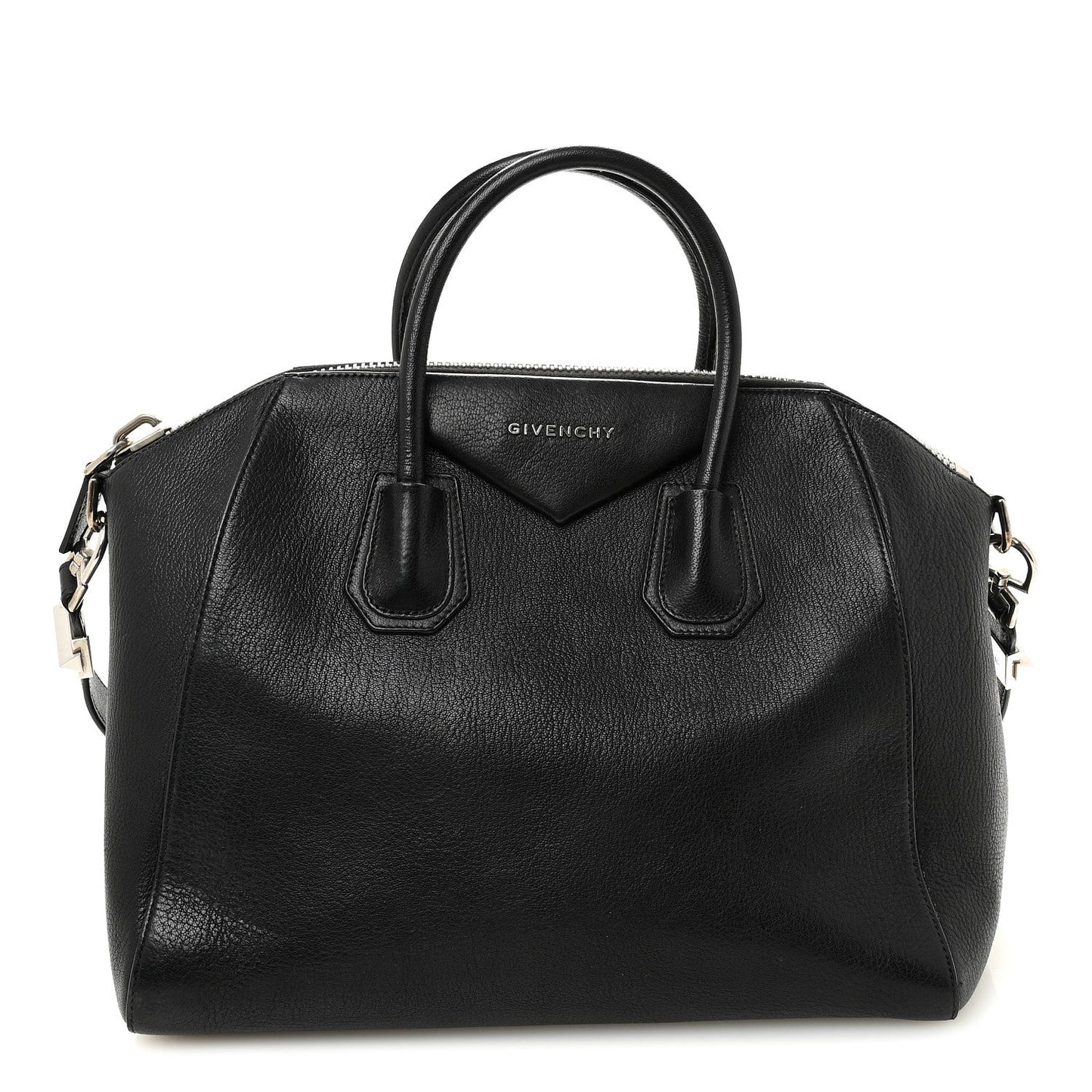 Sugar Goatskin Medium Antigona Black