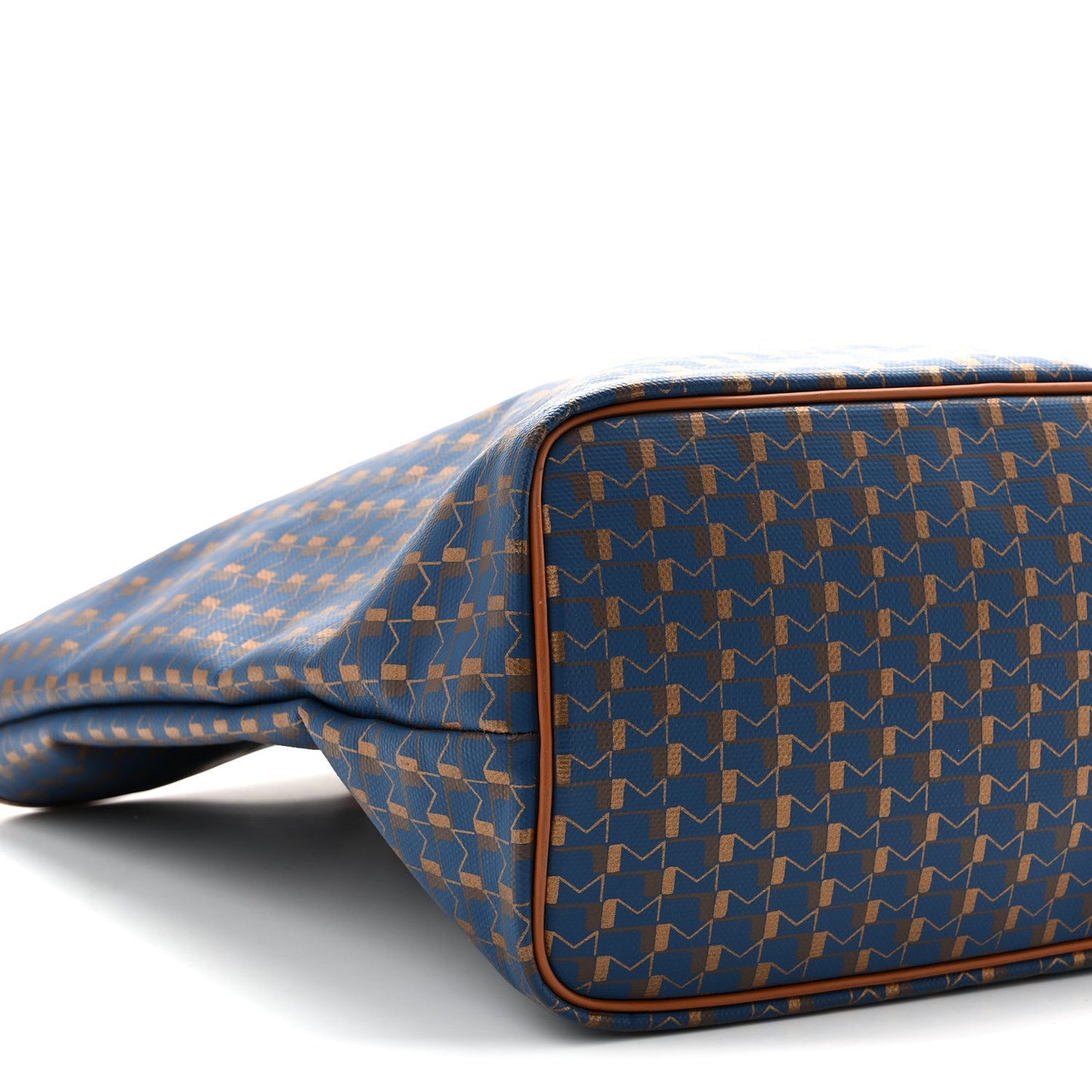 Canvas 1920 Calfskin Oh! Tote Ruban GM Indigo Bronze Cognac