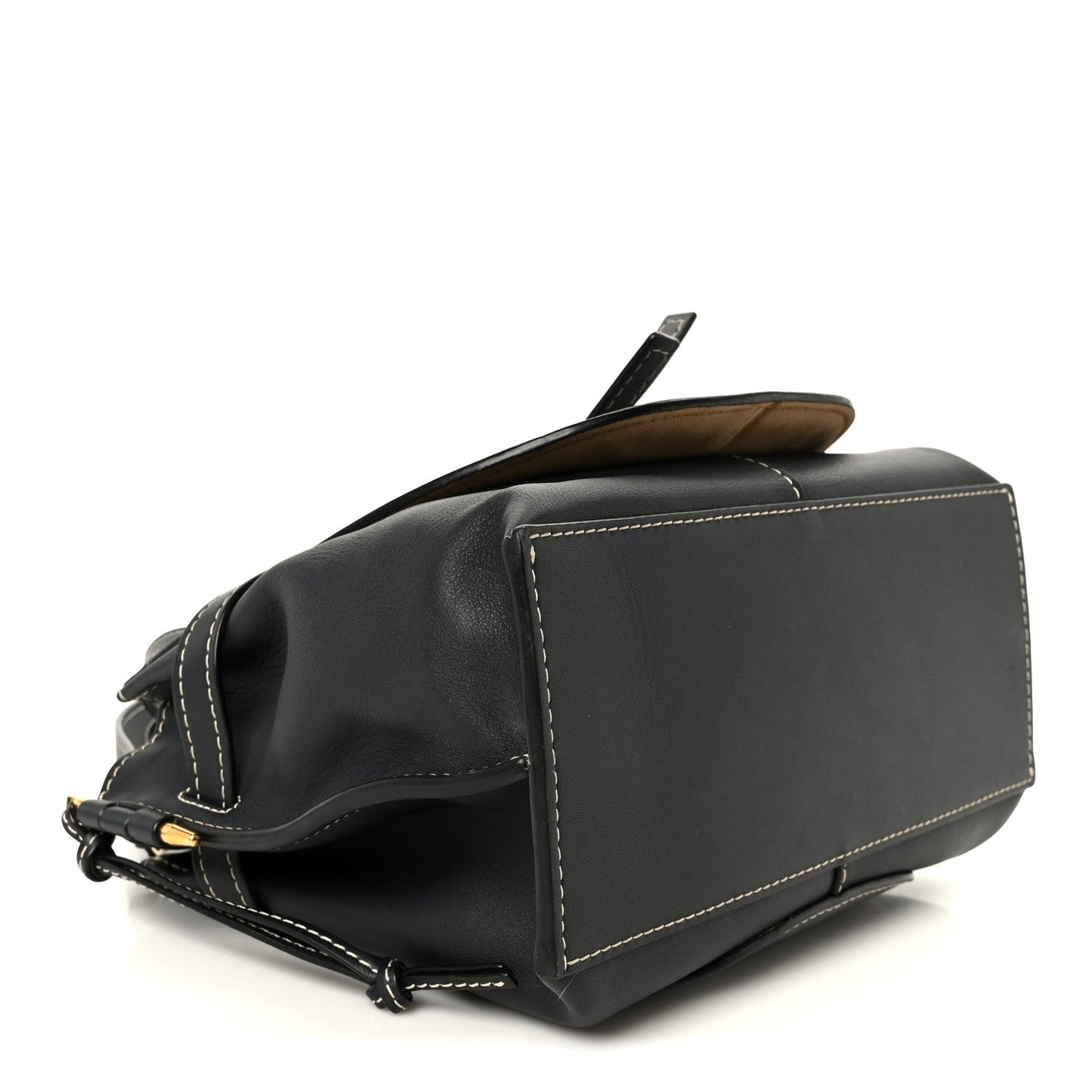 Calfskin Small Gate Tote Midnight Blue