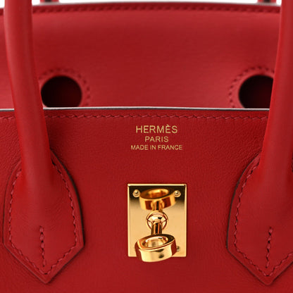 Swift Birkin 25 Rouge Piment