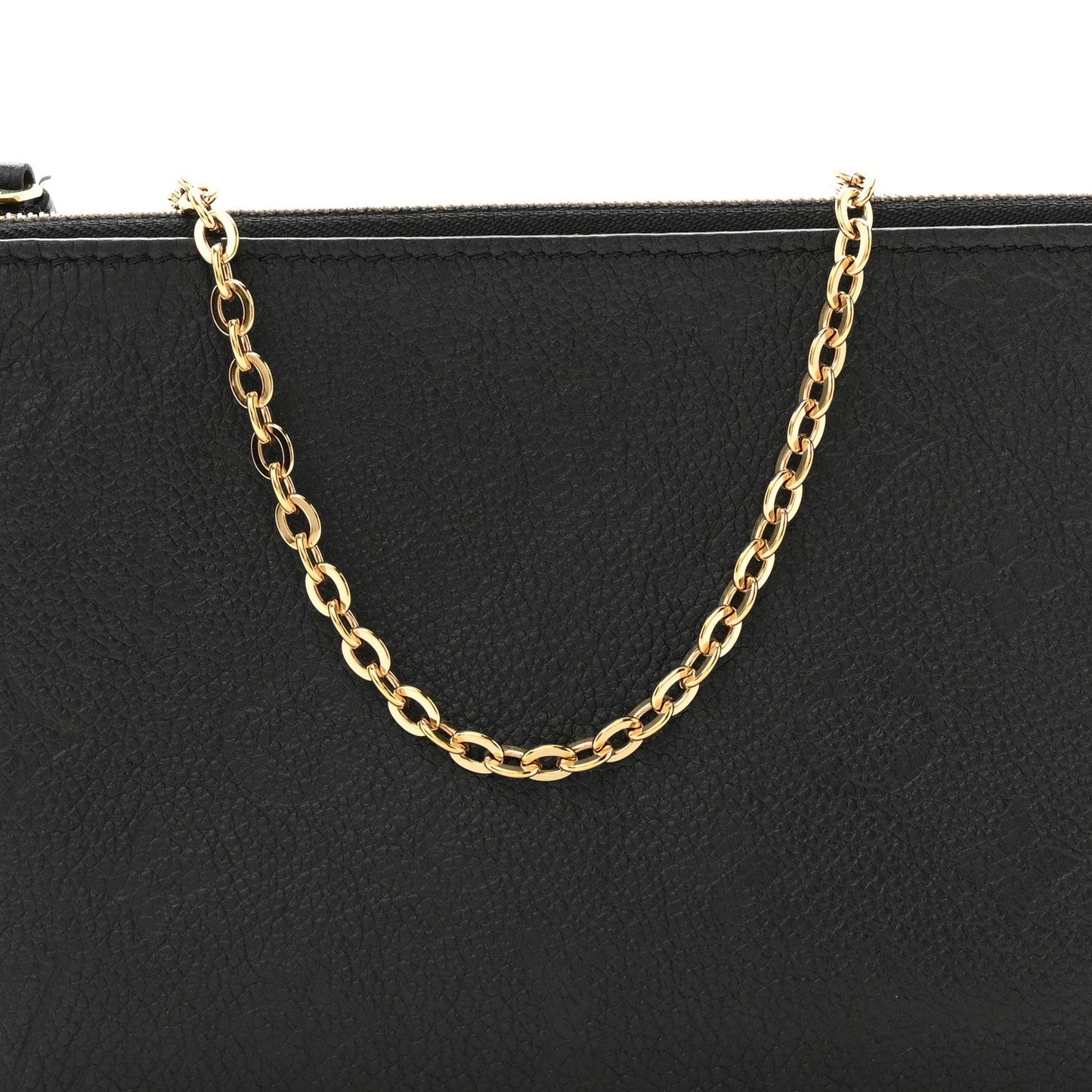 Empreinte Double Zip Pochette Black