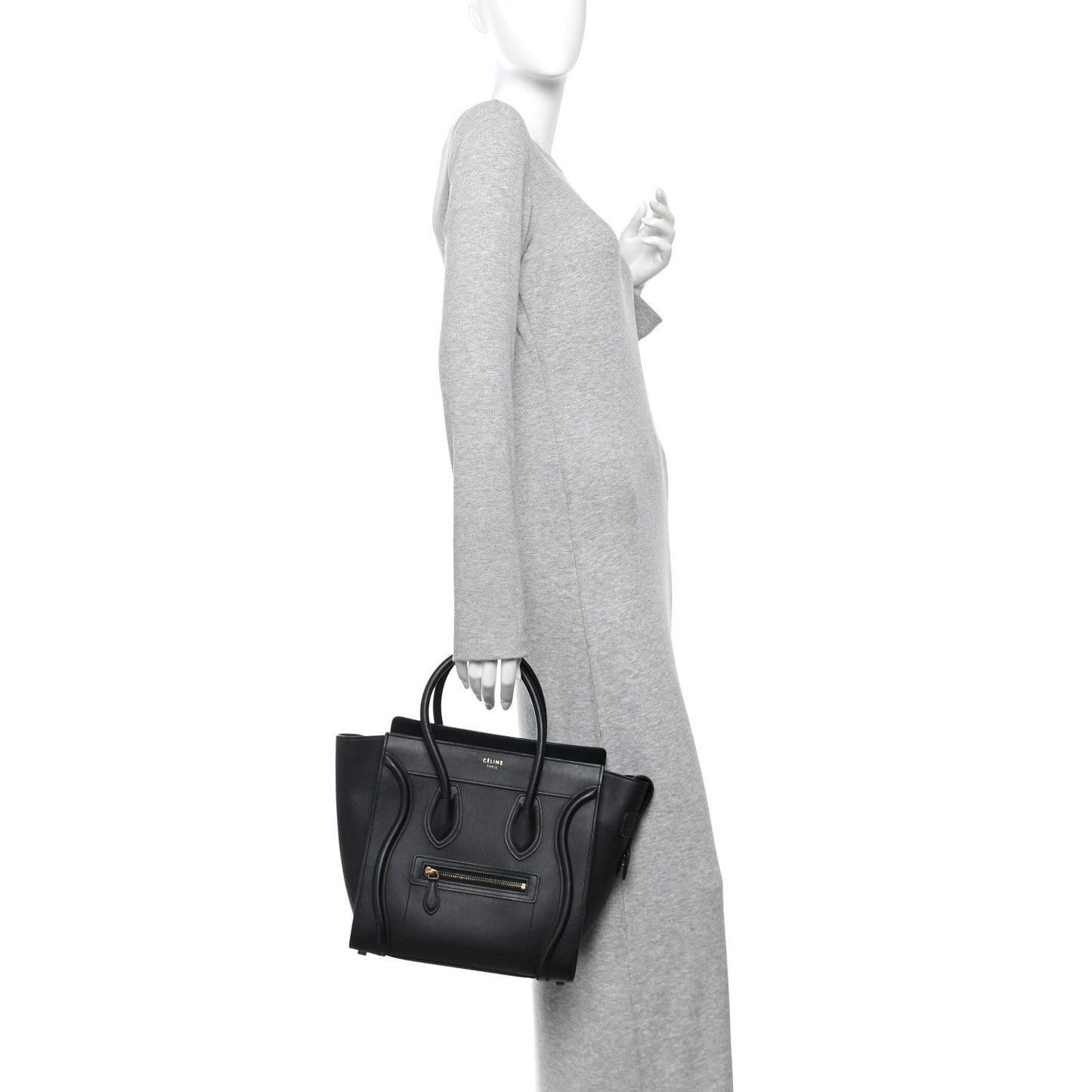 Smooth Calfskin Micro Luggage Black