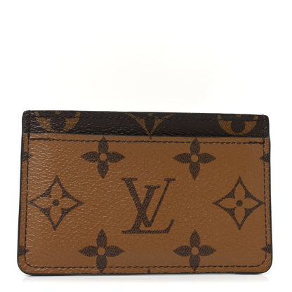 Reverse Monogram Card Holder