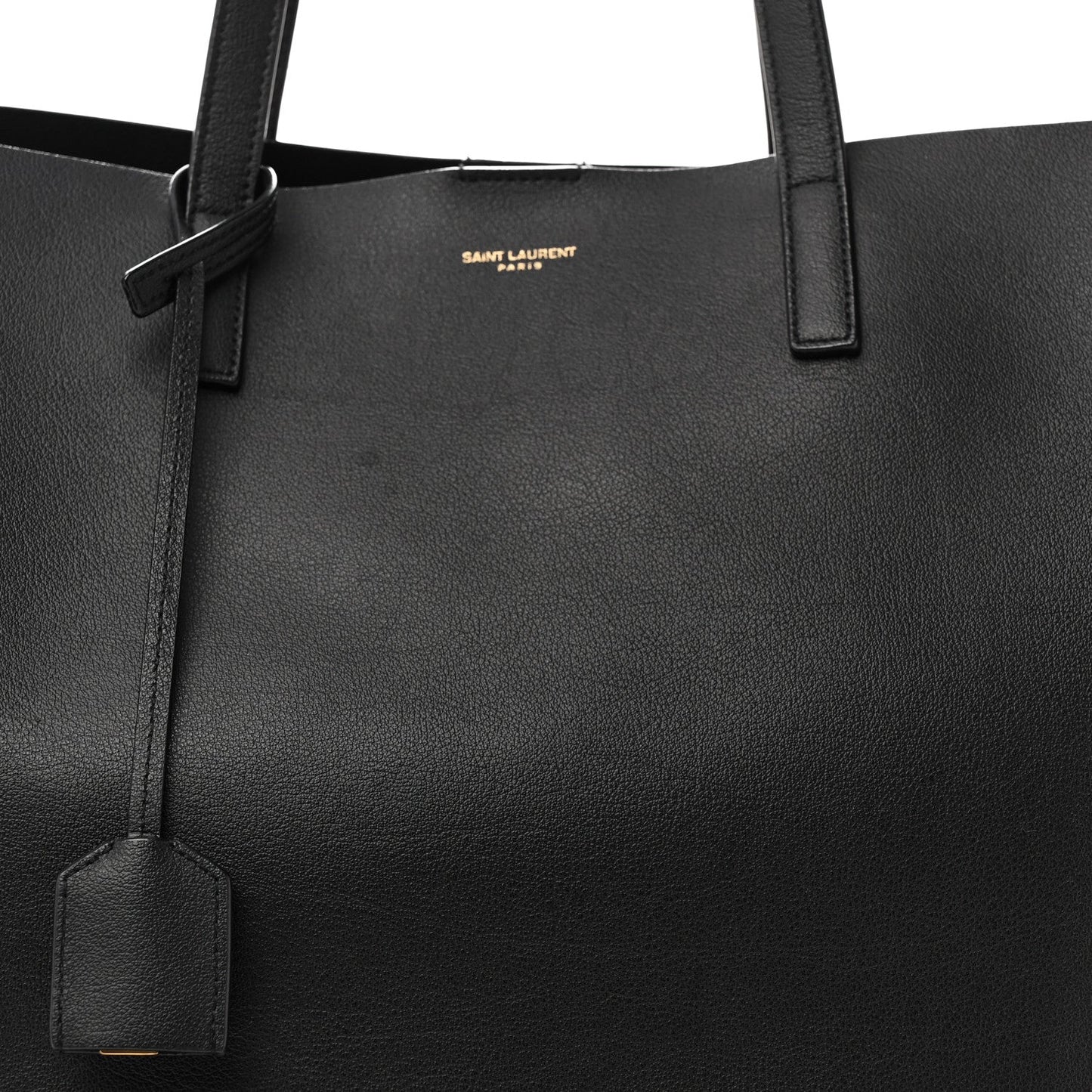 Calfskin Large Shopping Tote Black