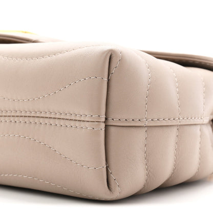 Calfskin LV New Wave Chain Bag Taupe