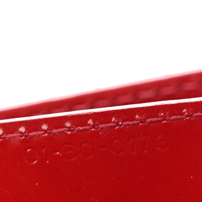 Patent Cannage Medium Lady Dior Red