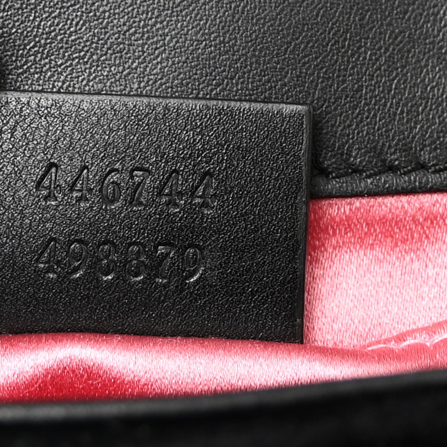 Velvet Matelasse Mini GG Marmont Shoulder Bag Black