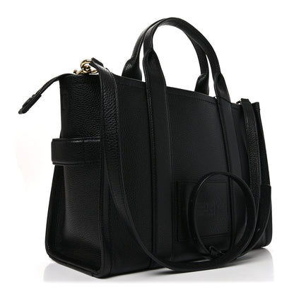 Grained Calfskin Medium The Tote Bag Black