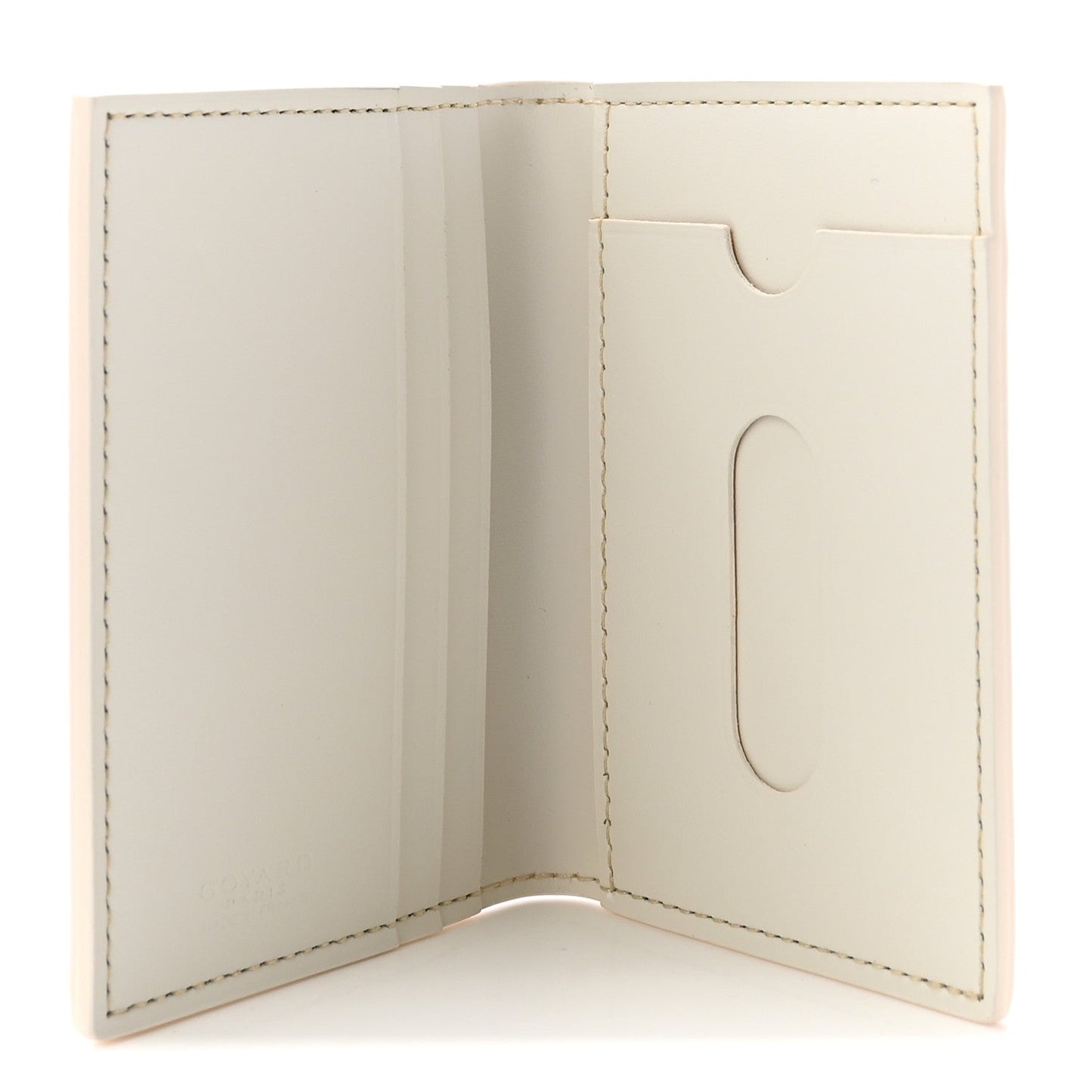 Goyardine Saint Marc Card Holder White