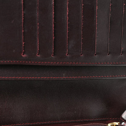 Caviar Quilted Yen Wallet Black