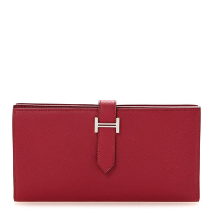 Epsom Bearn Gusset Wallet Rouge Garance