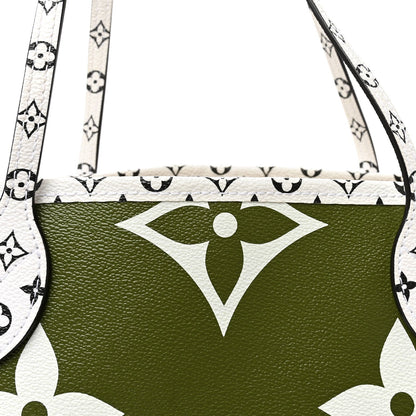 Monogram Giant Neverfull MM Kaki