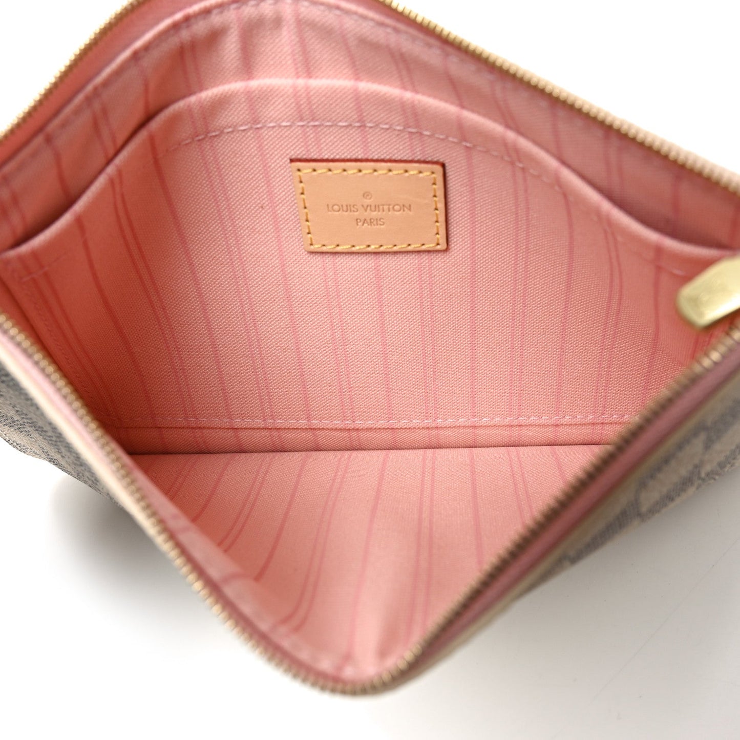 Damier Azur Neverfull MM GM Pochette  Rose Ballerine